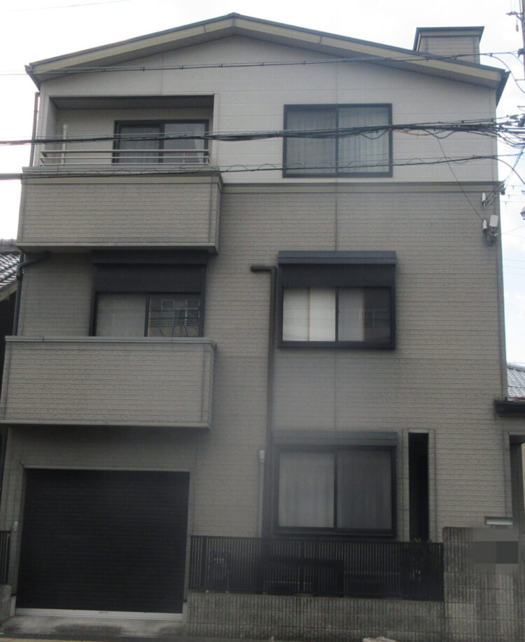 奈良天理市H様邸　外壁塗装・屋根塗装・防水工事 施工前の写真