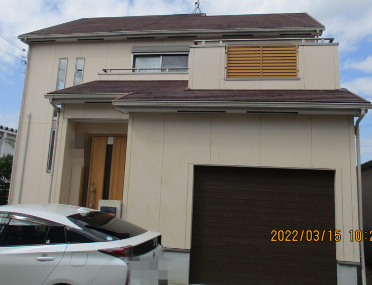 奈良天理市H様邸　外壁塗装・屋根塗装工事 施工前の写真