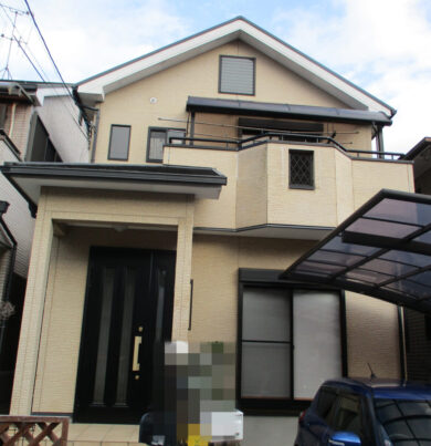 奈良橿原市K様邸　外壁塗装・屋根塗装・防水工事 施工前の写真