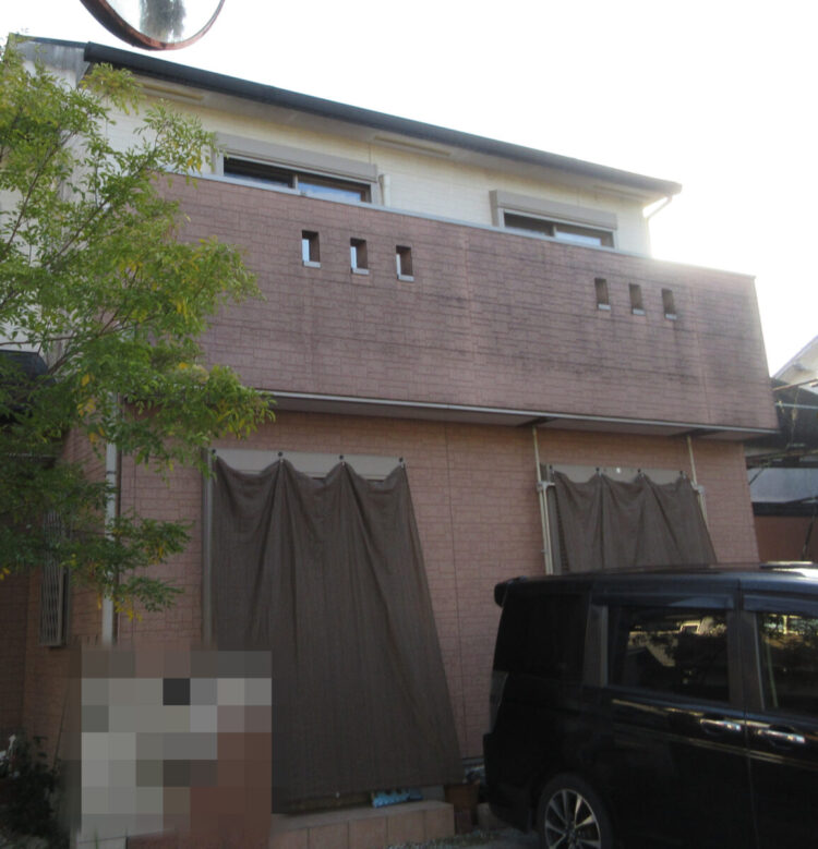 奈良橿原市J様邸　外壁塗装・屋根塗装・防水工事 施工前の写真