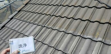 奈良奈良市Y様　外壁塗装・屋根塗装工事 屋根洗浄