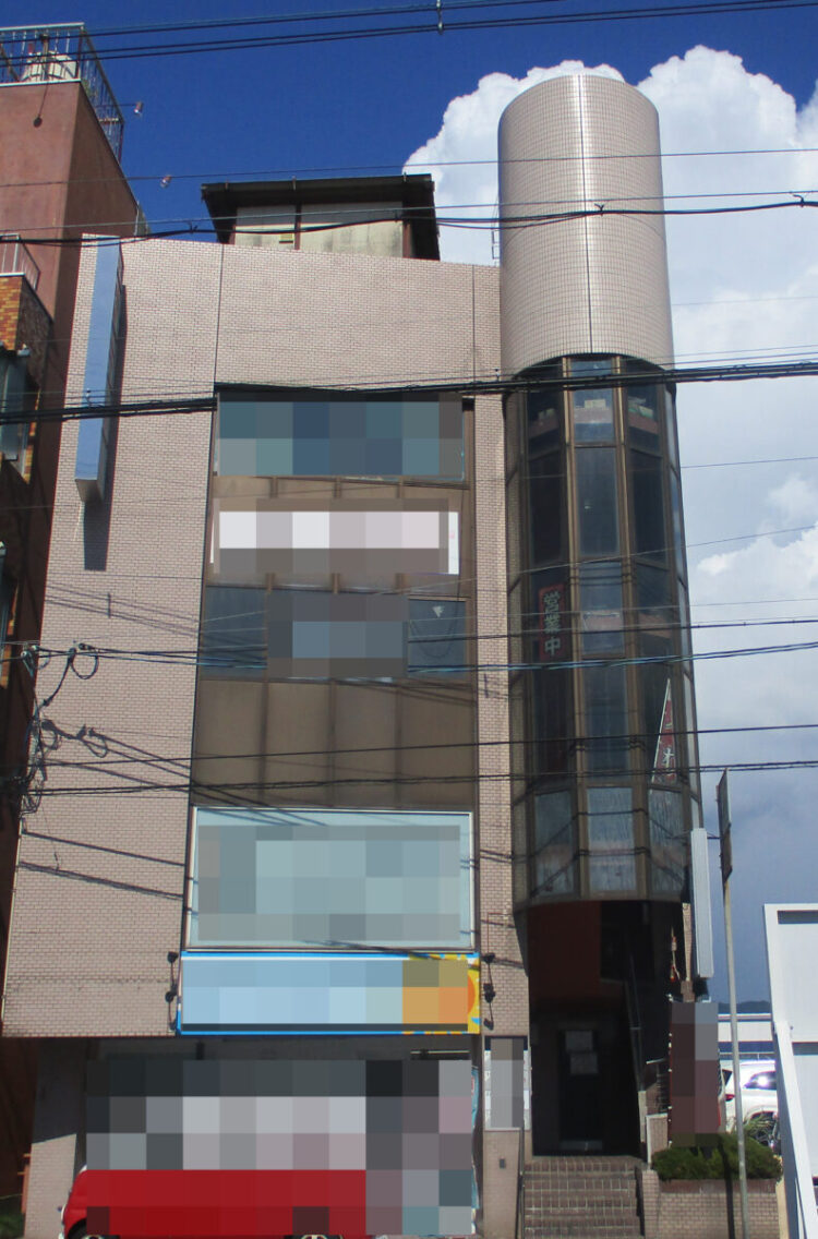 奈良桜井市Mビル様　外壁塗装工事 施工前の写真