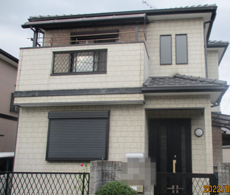 奈良橿原市M様邸　外壁塗装・防水工事 施工前の写真