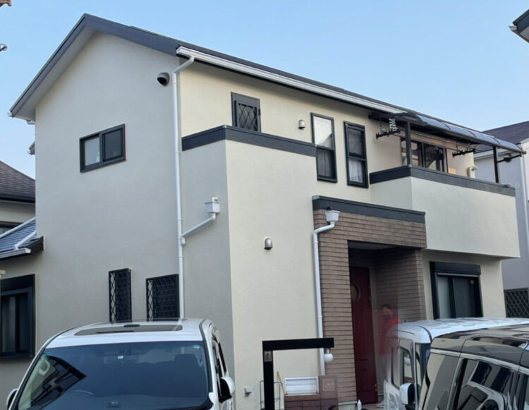 奈良橿原市F様邸　外壁塗装・屋根塗装・防水工事 施工後の写真