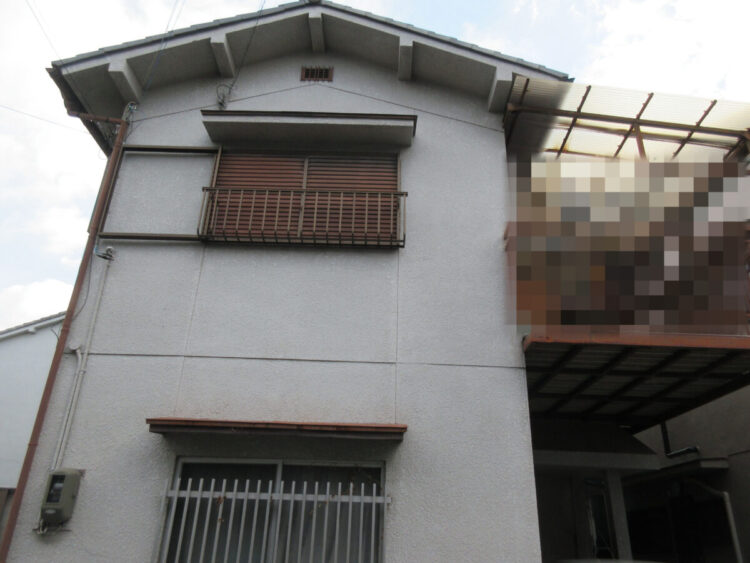 奈良橿原市F様邸　外壁塗装工事 施工前の写真