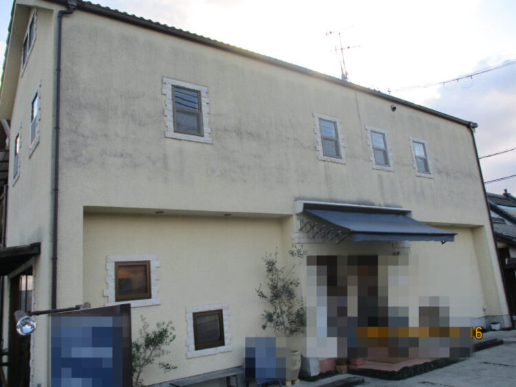 奈良橿原市Y様邸　外壁塗装・屋根塗装・防水工事 施工前の写真