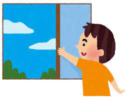 奈良の香芝市の株式会社ヨネヤの外壁塗装と屋根塗装の窓を開ける