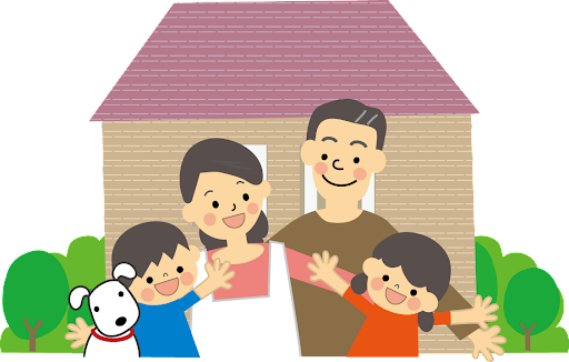 奈良の香芝市の株式会社ヨネヤの外壁塗装と屋根塗装の家族